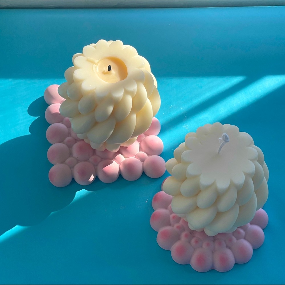 Twist soy candle. Nice as a decor piece in your living room, entryway, bathroom.